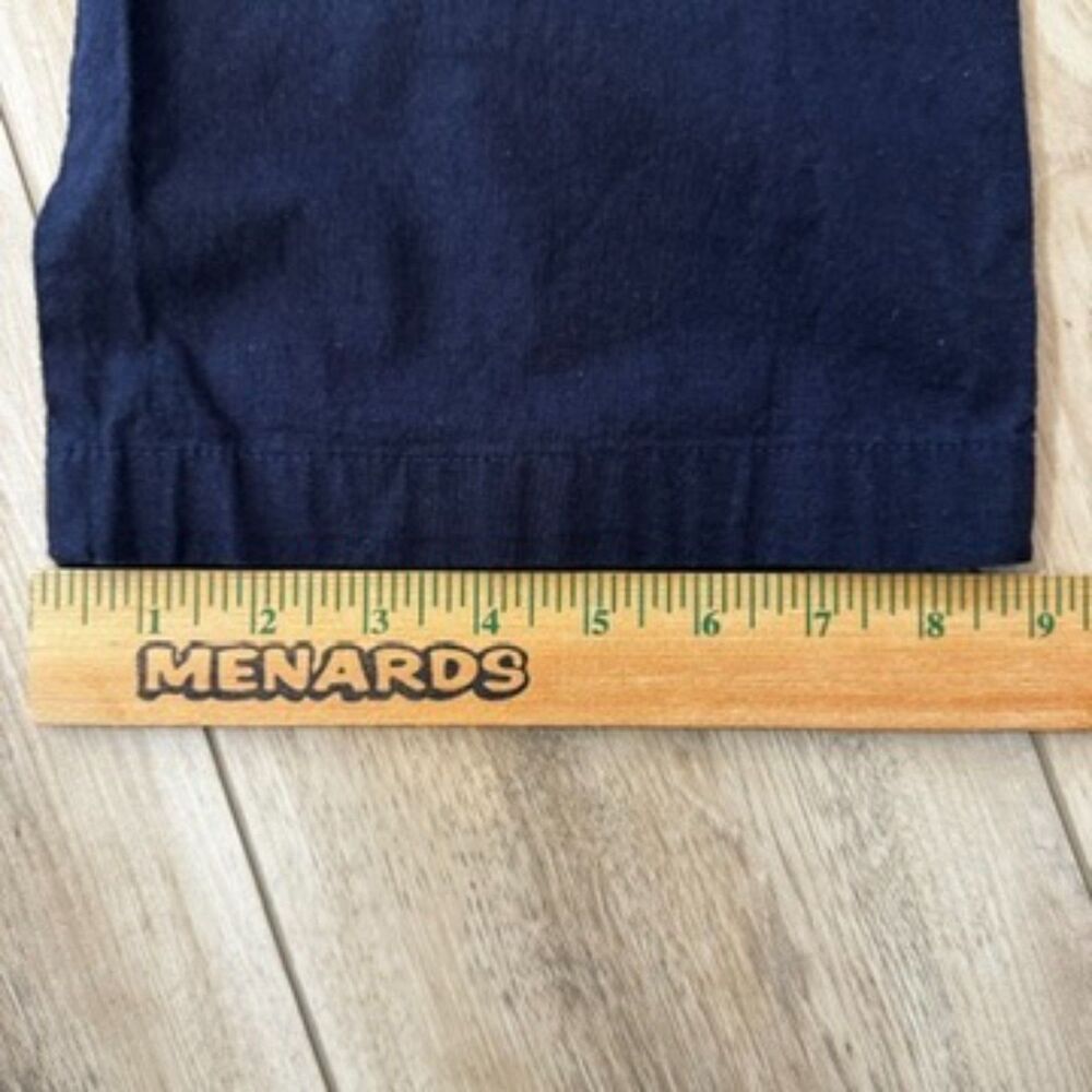 Vintage You Babes Navy Blue Sailor Pants Gold Buttons Wide Leg Women’s 5 80s 90s - Picture 14 of 16